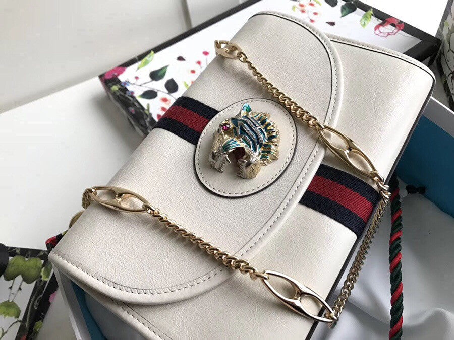Gucci Rajah medium shoulder bag  White