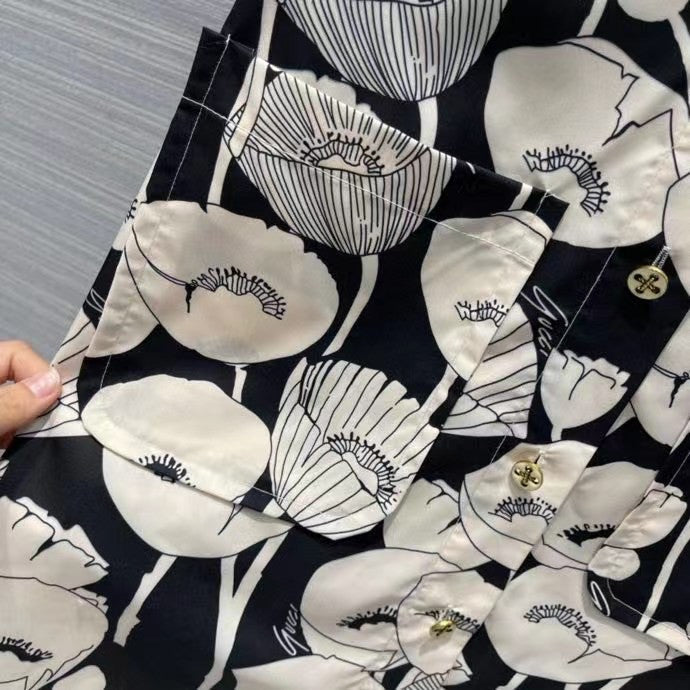 Gucci Poppy flowers print jersey dress