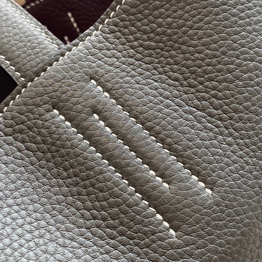 Hermes Double Sens Tote 30 Graphit & Raisin