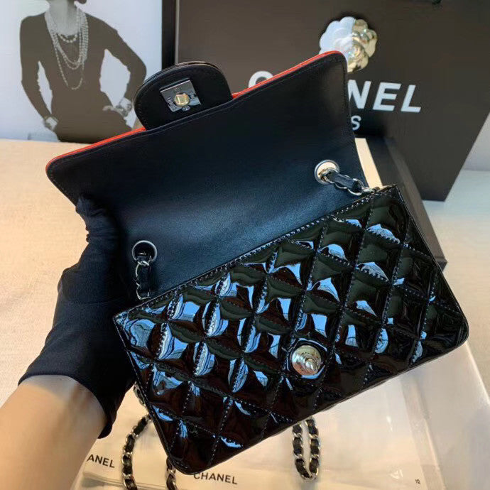 Chanel Patent Classic Handbag