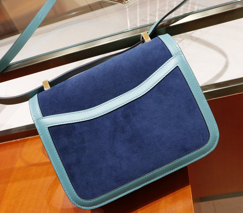Hermes Special order Constance 23 Deerskin/Swift leather with Gold Hardware