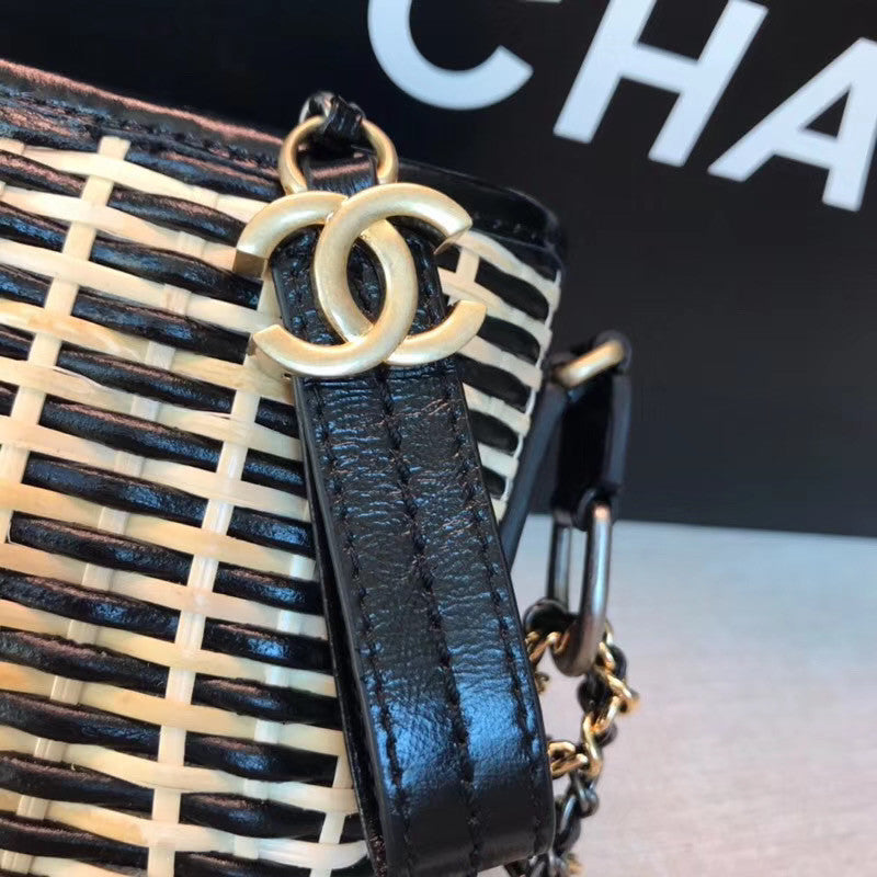Chanel  CHANEL'S Rattan GABRIELLE Small Hobo Bag