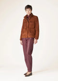 Loro Piana Mini Traveller Jacket  Lambskin Brown