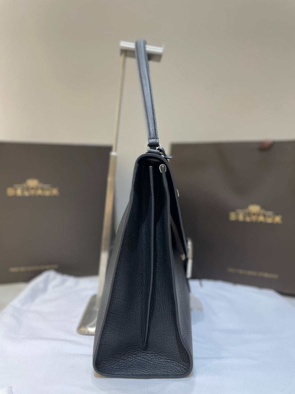 Delvaux Brillant Tempo Large (GM) Black