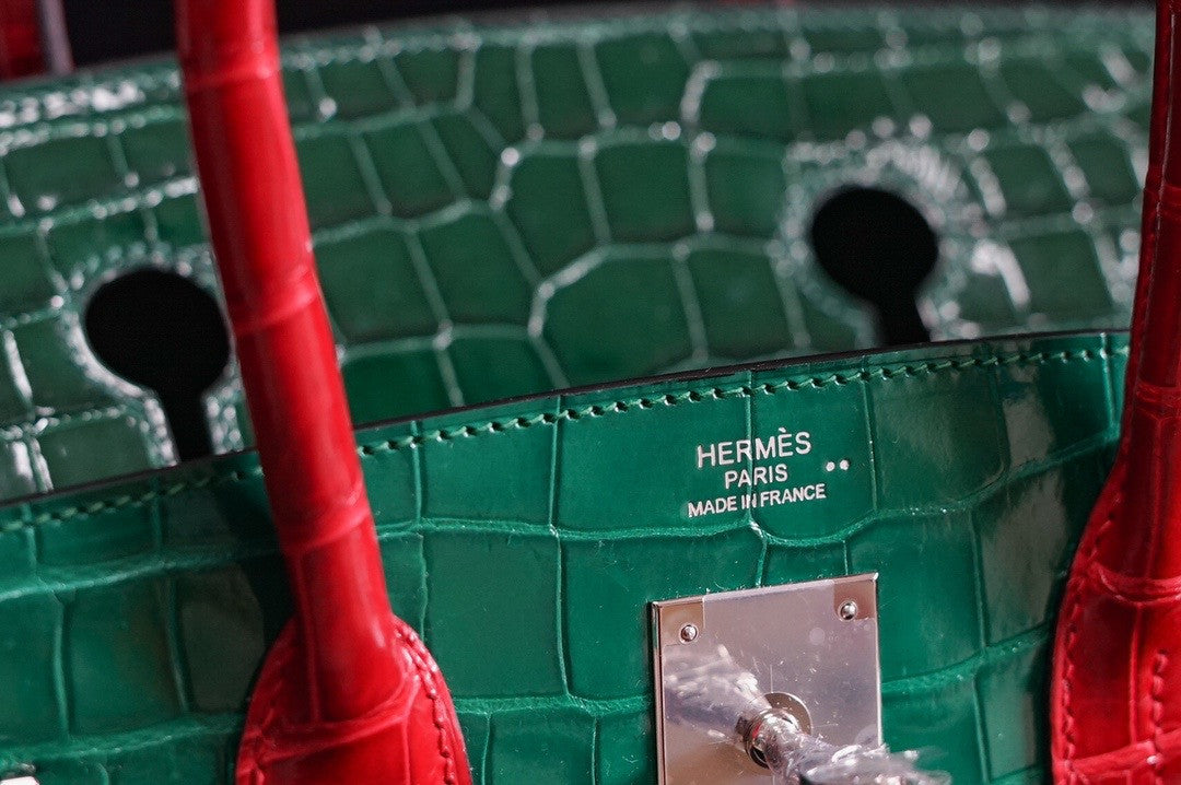 Hermes Niloticus Crocodile  Vibrato Leather BIRKIN 30CM Multiple color III