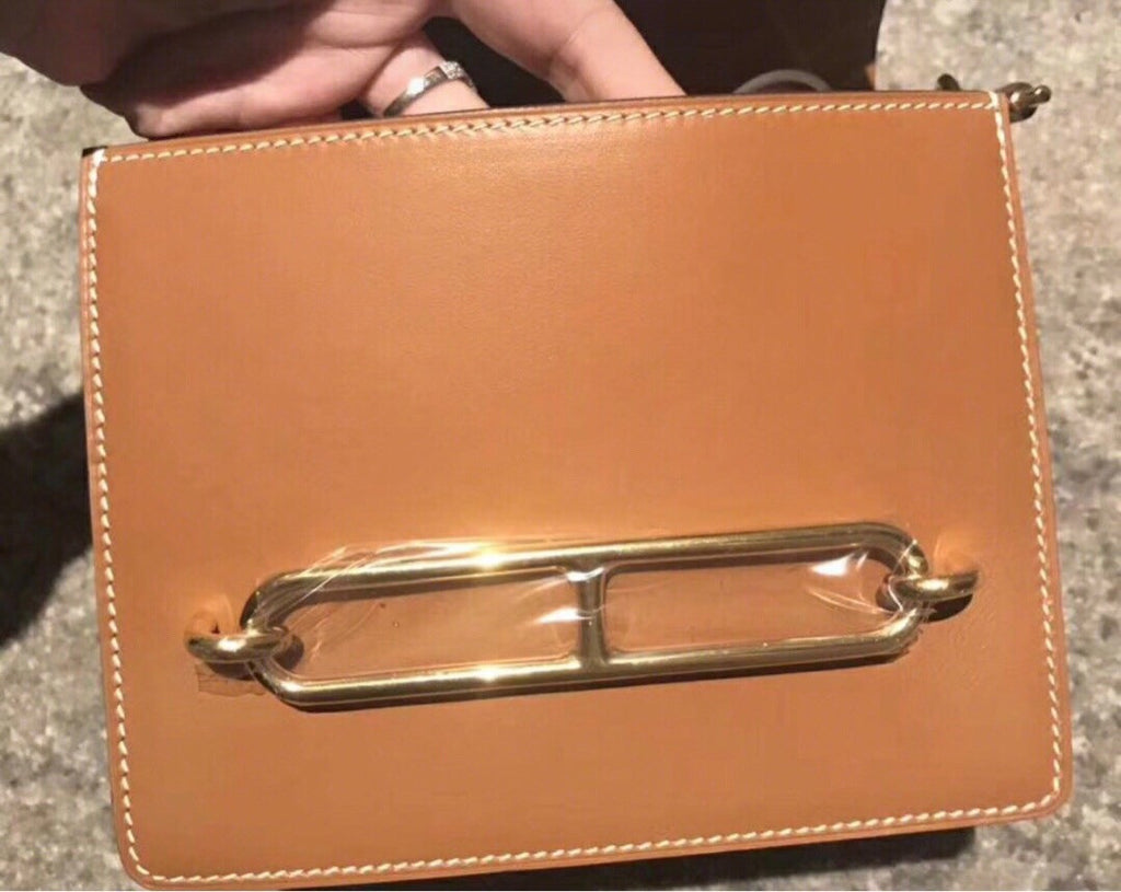 Hermes Barenia Leather Gold Roulis Bag
