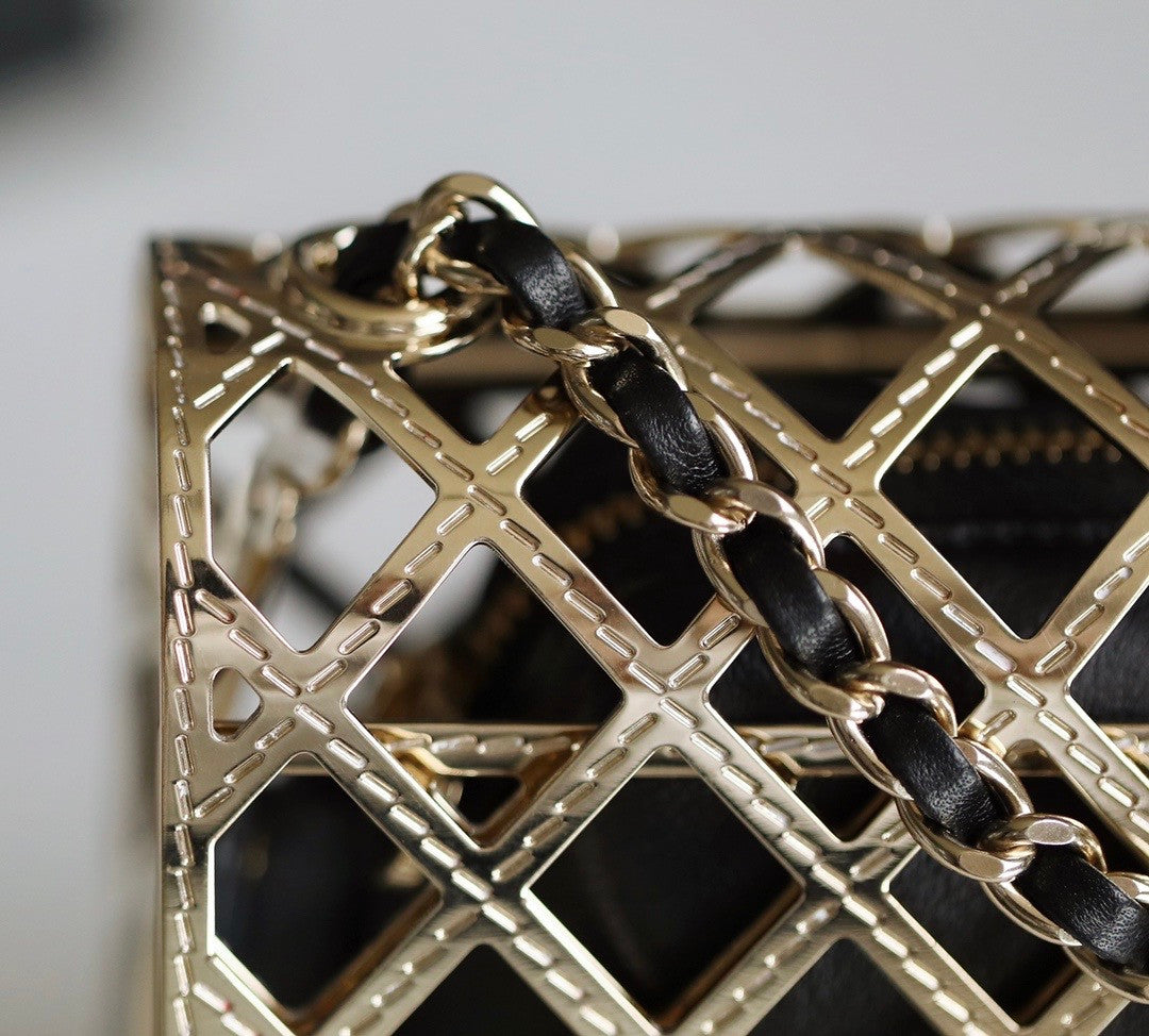 Chanel Limited Edition Metal evening bag SS2021