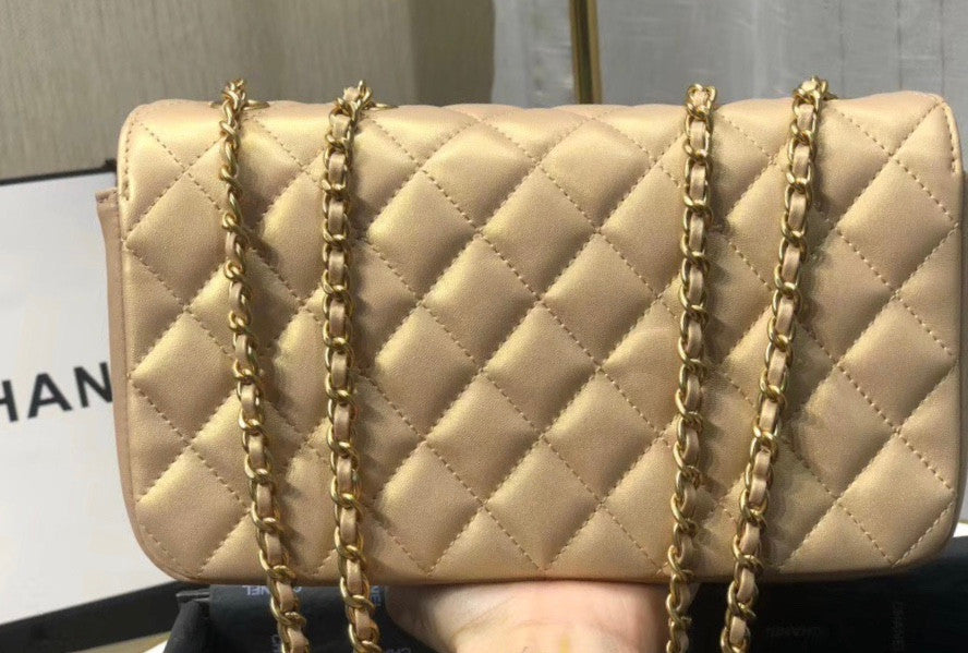 Chanel Small Flap Bag A57275 Gold
