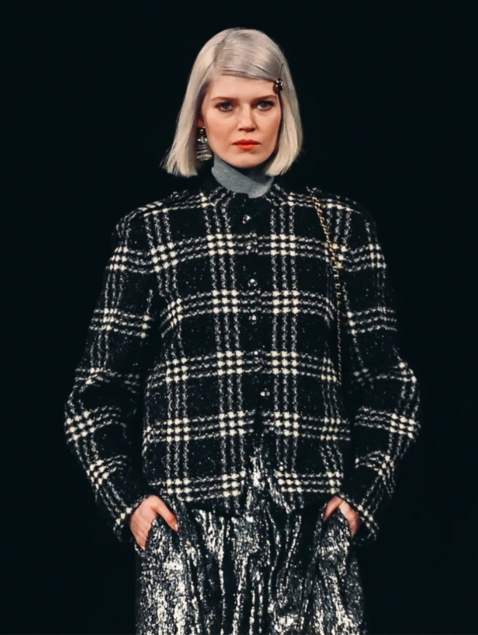 Chanel Iridescent Tweed Jacket