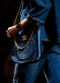 Chanel Washed Denim Hobo Bag 2024