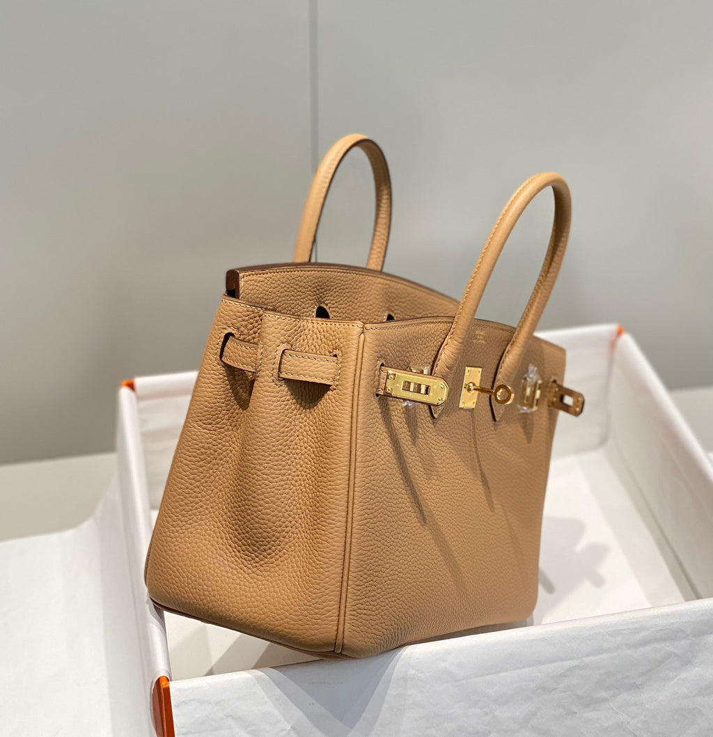 Hermes  chai Birkin 25 cm Togo gold Hardware