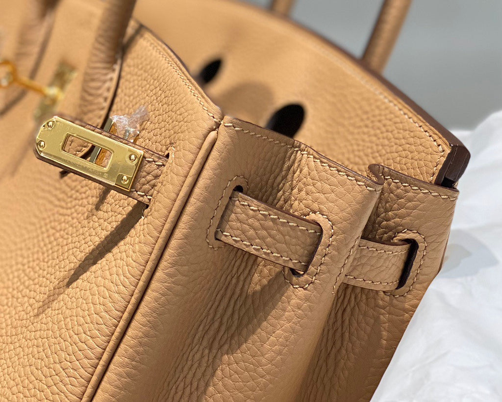 Hermes  chai Birkin 25 cm Togo gold Hardware