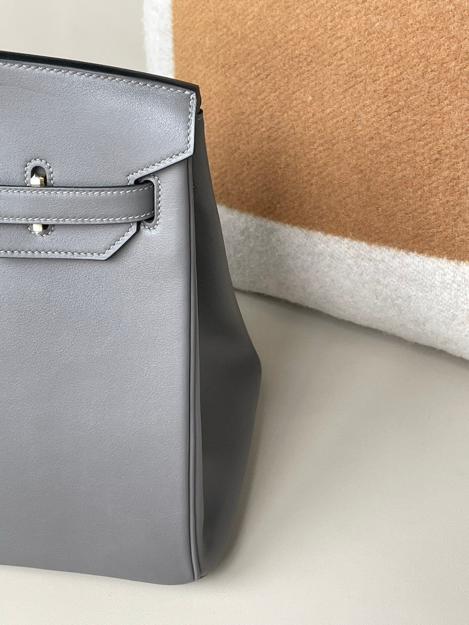 Hermes 8F Gris Etain Birkin 35 Swift GHW