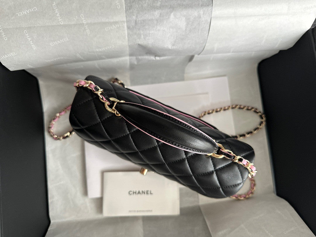 Chanel MINI FLAP BAG WITH TOP HANDLE SS2023