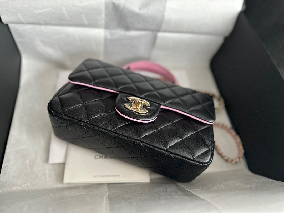 Chanel MINI FLAP BAG WITH TOP HANDLE SS2023