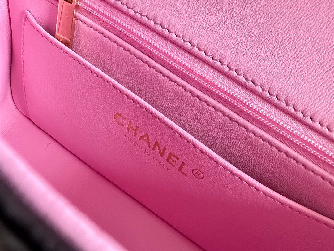 Chanel MINI FLAP BAG WITH TOP HANDLE SS2023