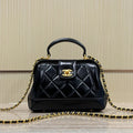 Chanel MINI BAG WITH TOP HANDLE BLACK