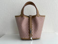 Hermès "Lucky Daisy" Chai Swift Picotin Lock 18 Palladium Hardware, 2022