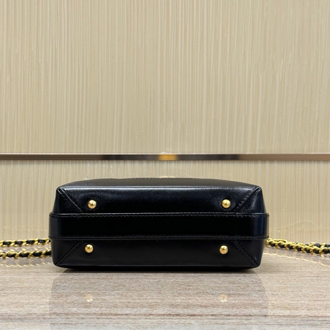 Chanel MINI BAG WITH TOP HANDLE BLACK