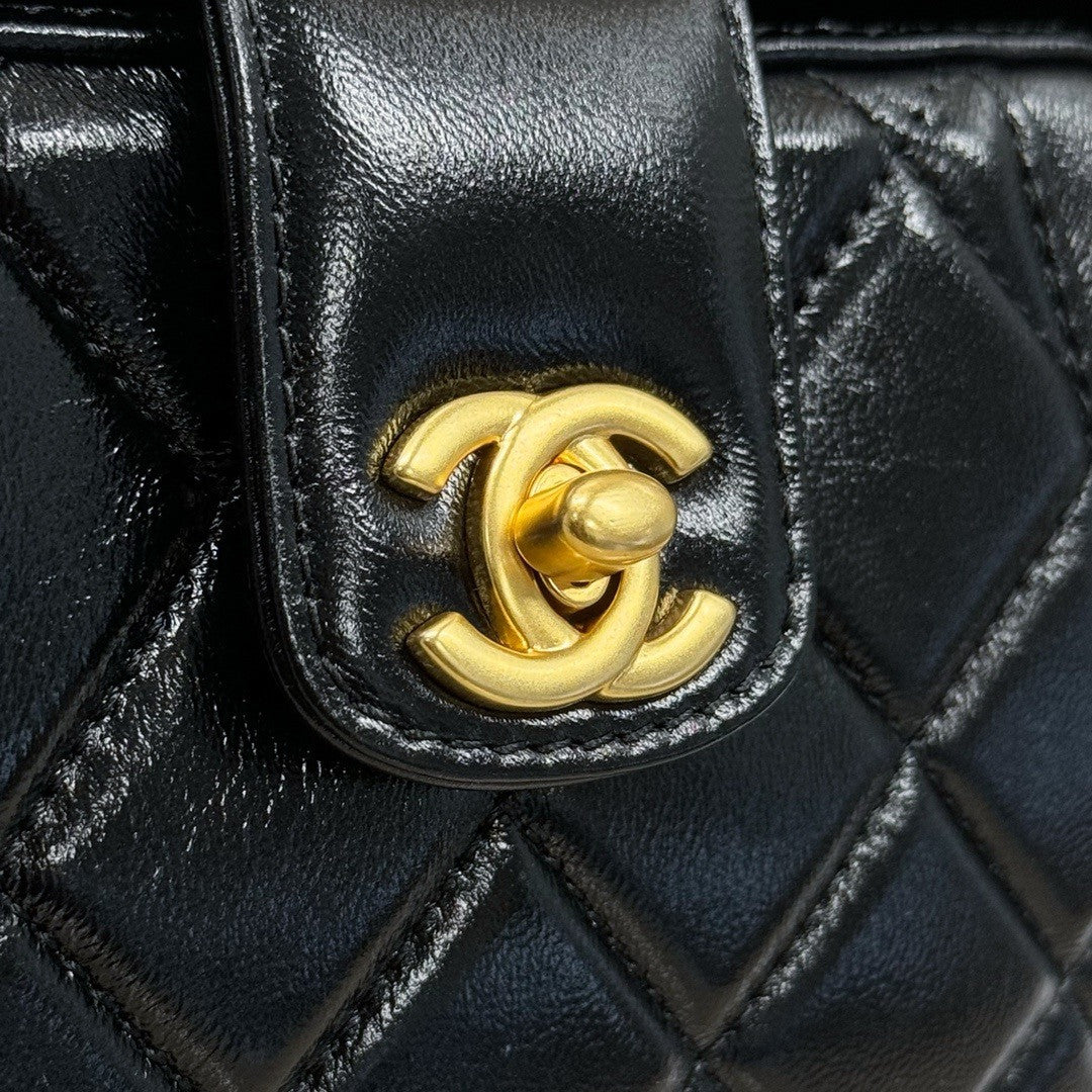 Chanel MINI BAG WITH TOP HANDLE BLACK