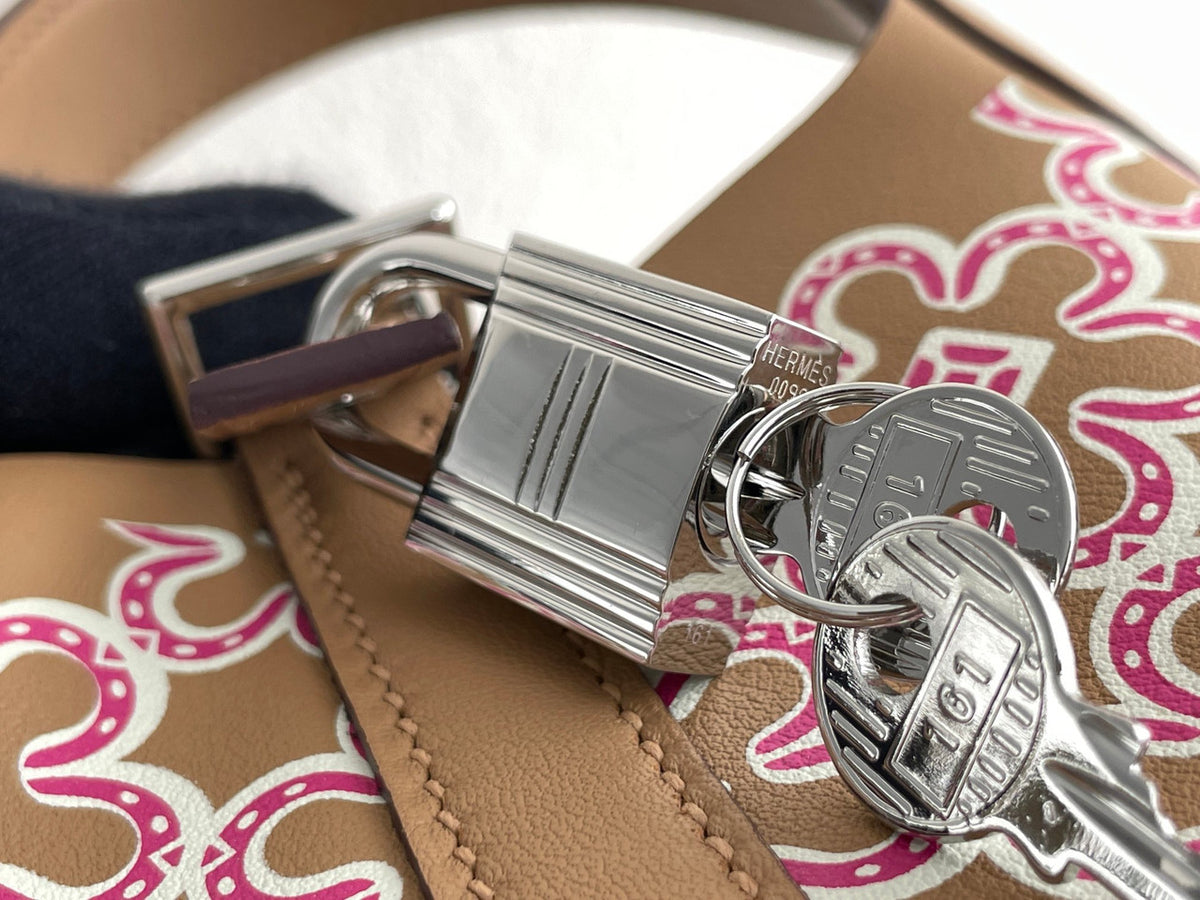Hermès Chai Swift Lucky Daisy Micro Picotin Lock Palladium Hardware, 2022