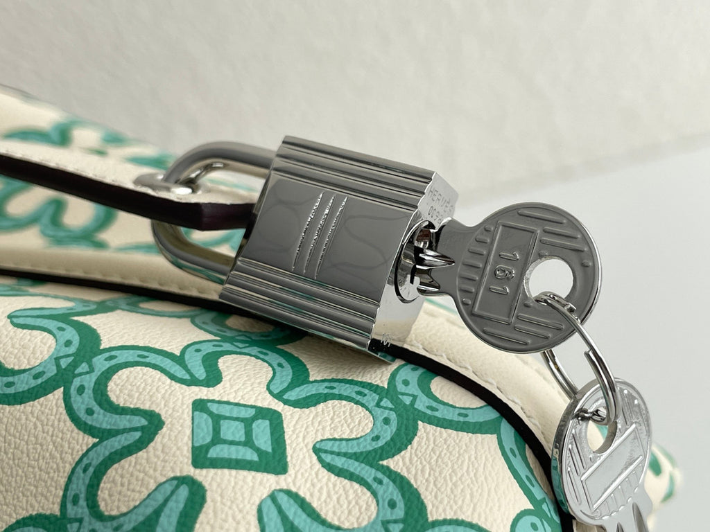 Hermès Nata Swift Lucky Daisy Micro Picotin Lock Palladium Hardware, 2022