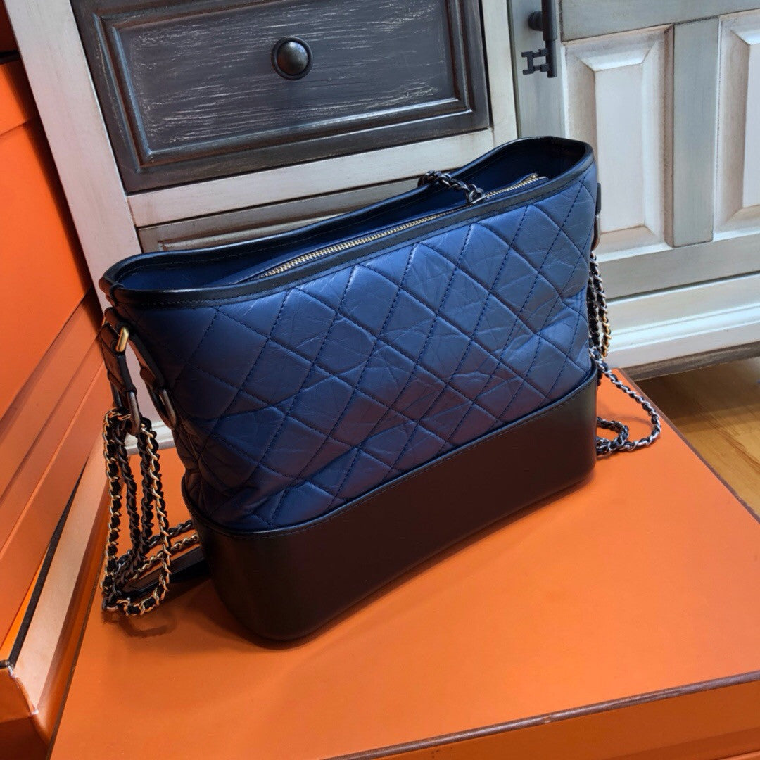 Chanel's Gabrielle Hobo Bag Blue/Black