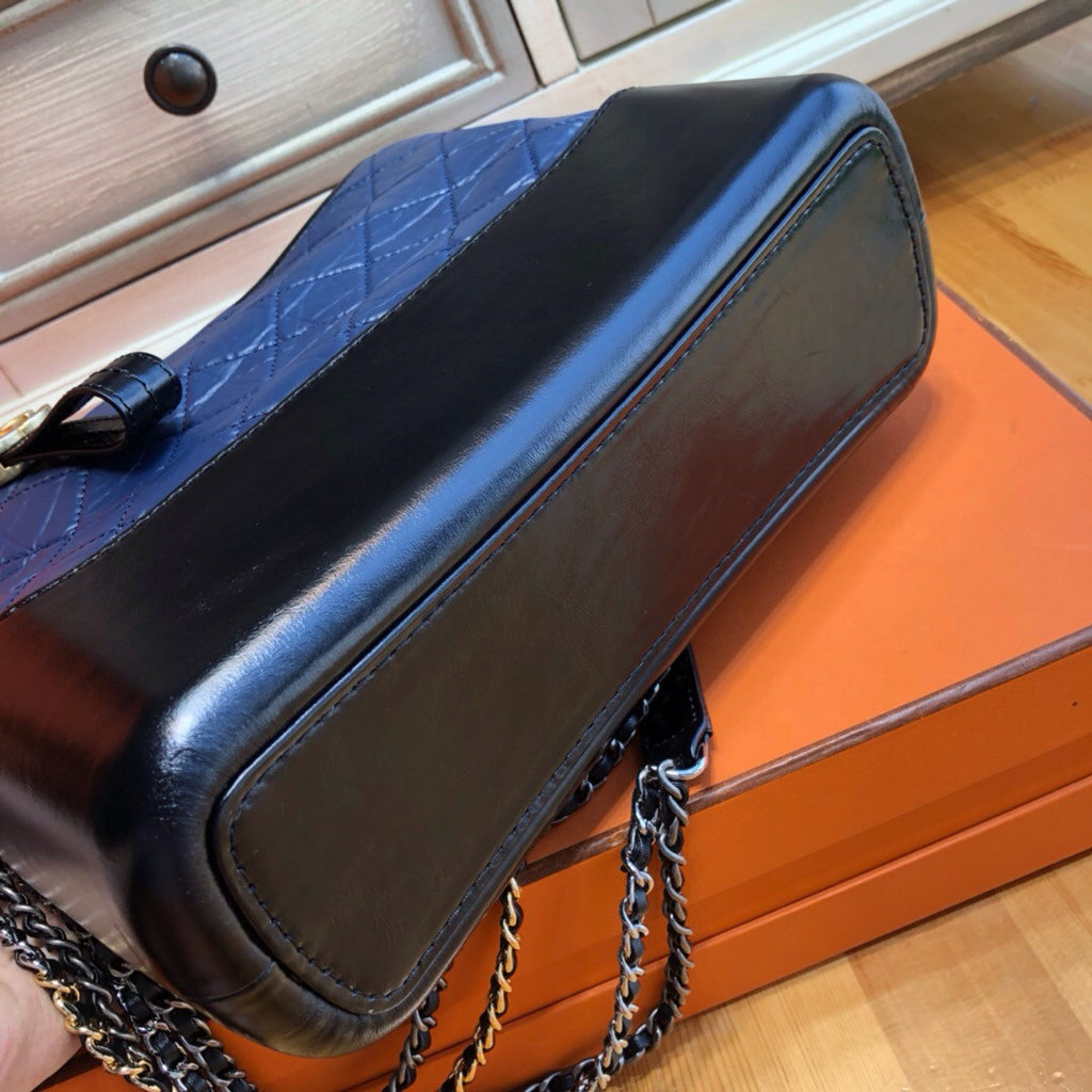 Chanel's Gabrielle Hobo Bag Blue/Black