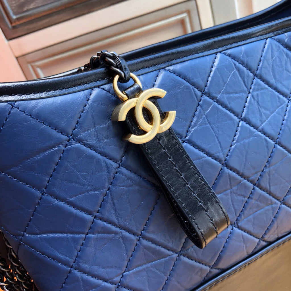 Chanel's Gabrielle Hobo Bag Blue/Black