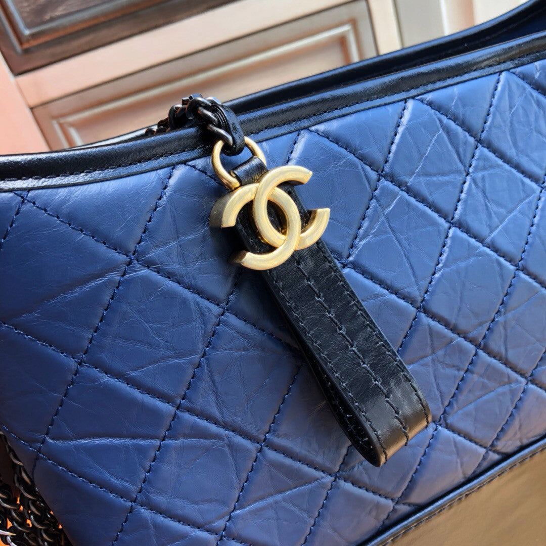 Chanel's Gabrielle Hobo Bag Blue/Black