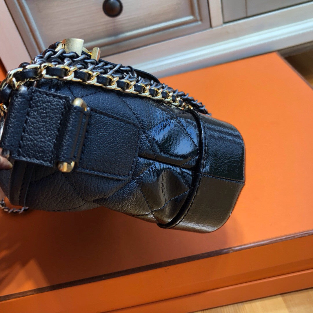 CHANEL CHANEL'S GABRIELLE Patent Hobo Handbag