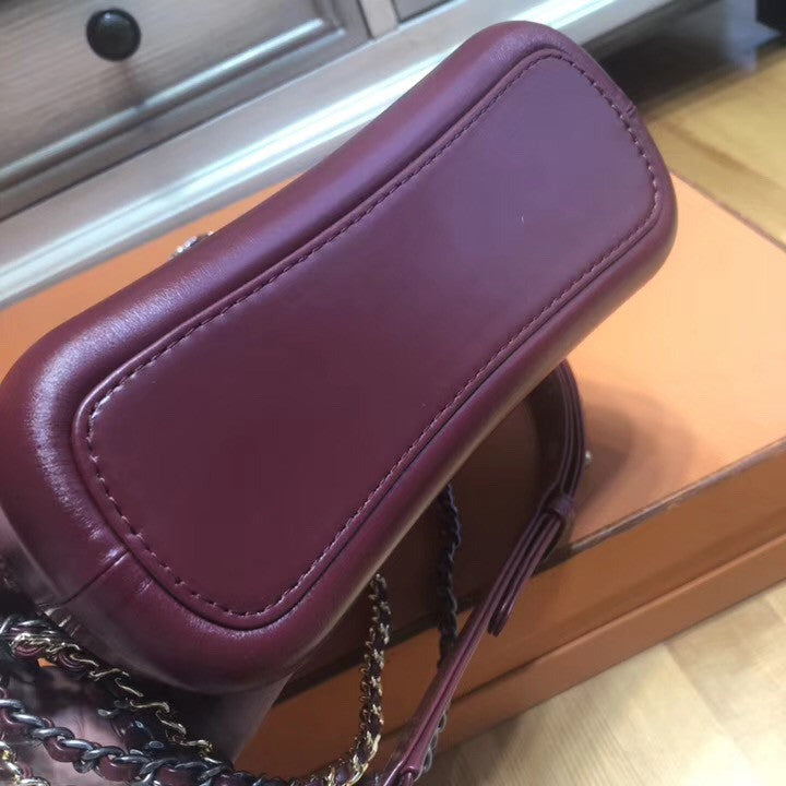 CHANEL'S GABRIELLE Tweed Hobo Bag Red