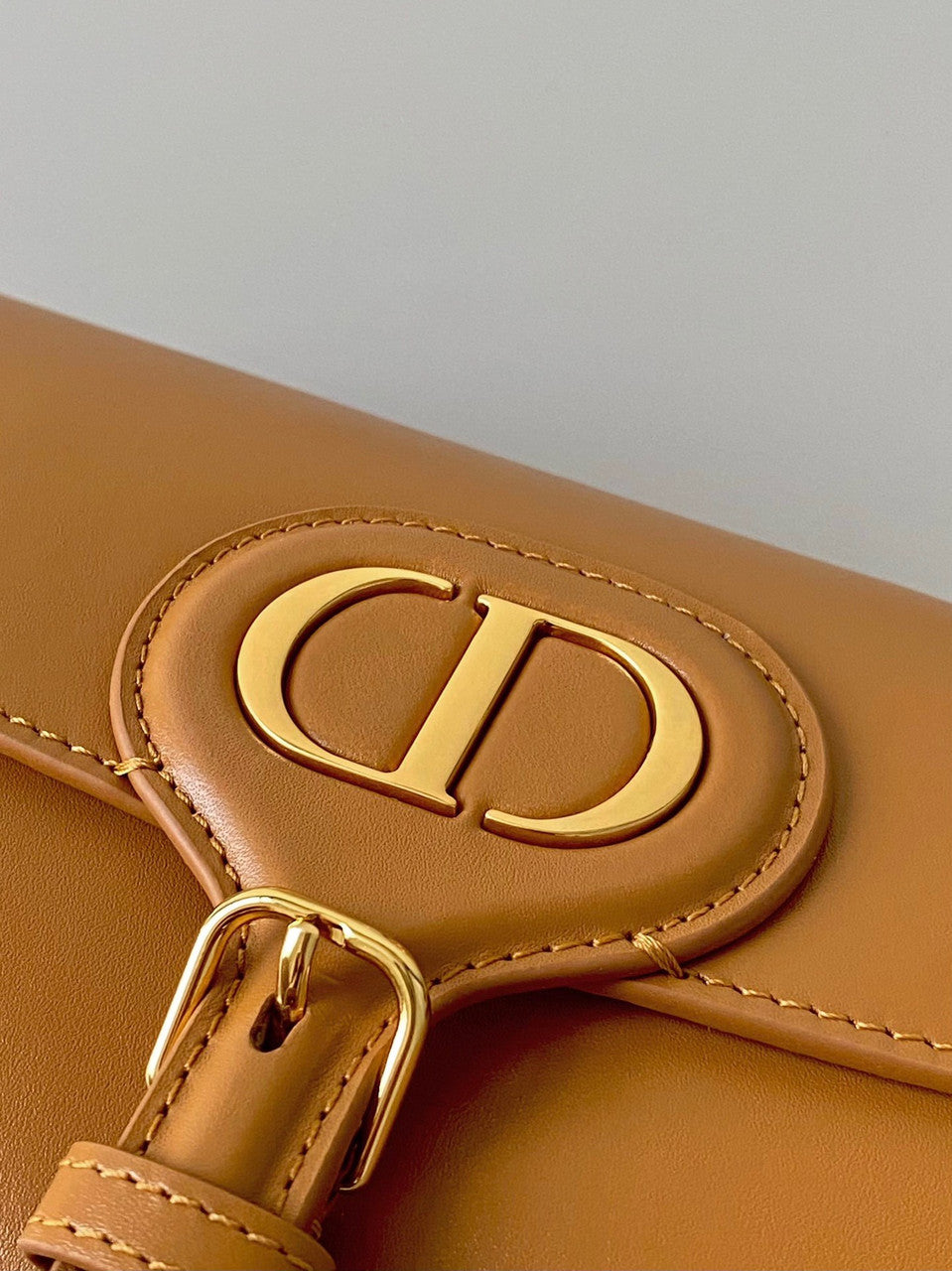 DIOR BOBBY EAST-WEST BAG Amber Box Calfskin