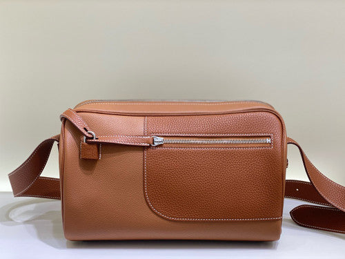 Hermès  Evercolor Nouveau On Body Bag Gold