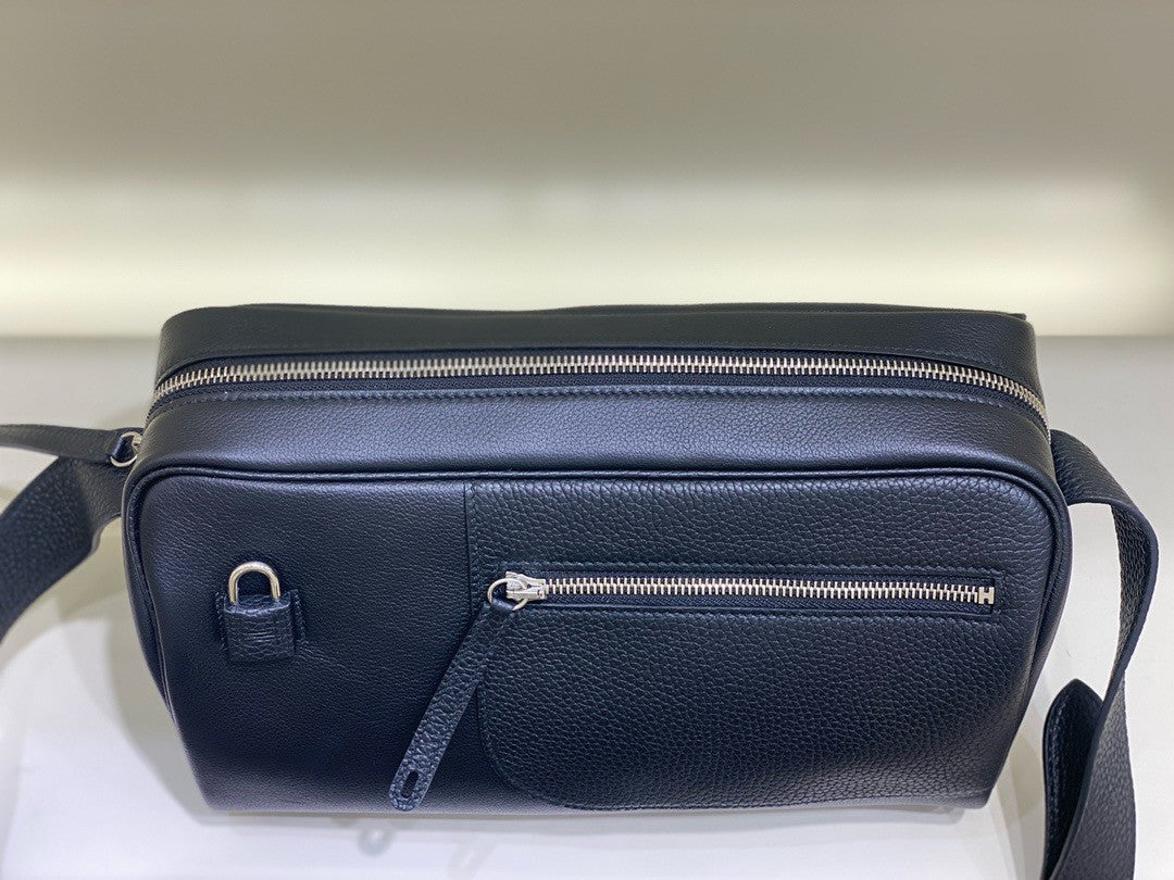 Hermès  Evercolor Nouveau On Body Bag Blue