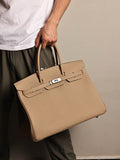 Hermes Trench Birkin 40 Togo leather Palladium Hardware