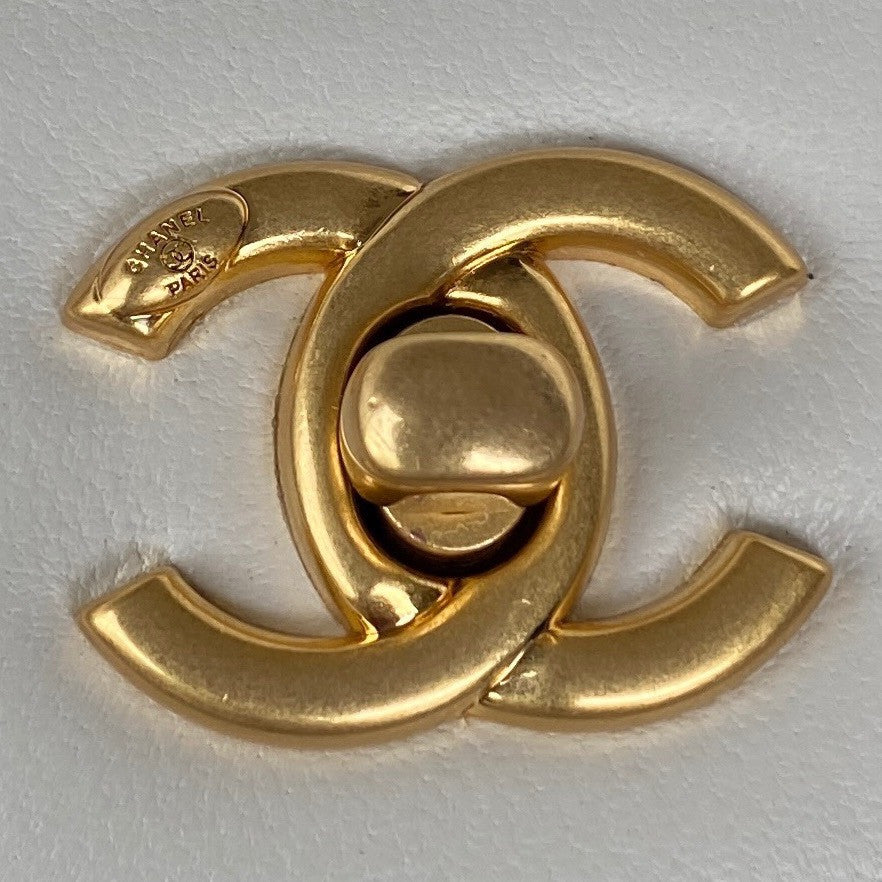 Chanel MINI FLAP BAG with Charms White Lambskin