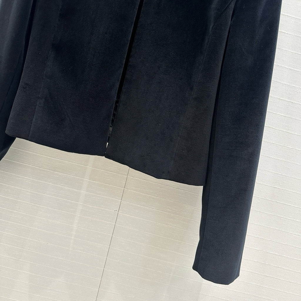 Christian Dior Embroidered Cropped Jacket