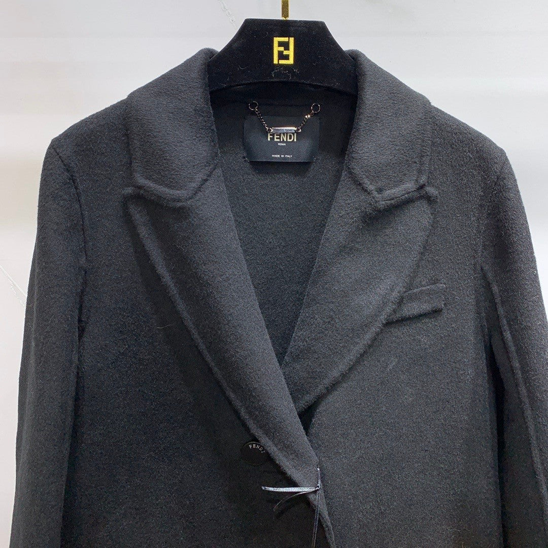 Fendi Black wool coat
