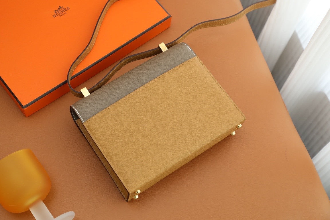 Hermès Etoupe/Sesam Verrou 21 Bag