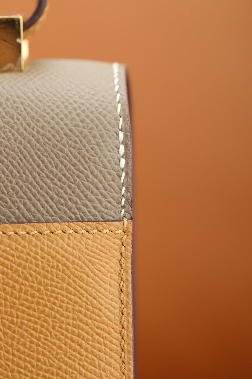 Hermès Etoupe/Sesam Verrou 21 Bag