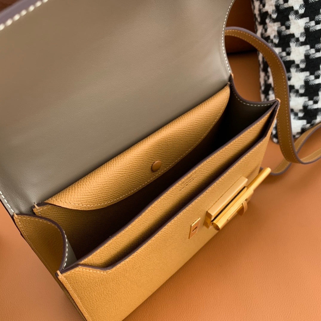 Hermès Etoupe/Sesam Verrou 21 Bag