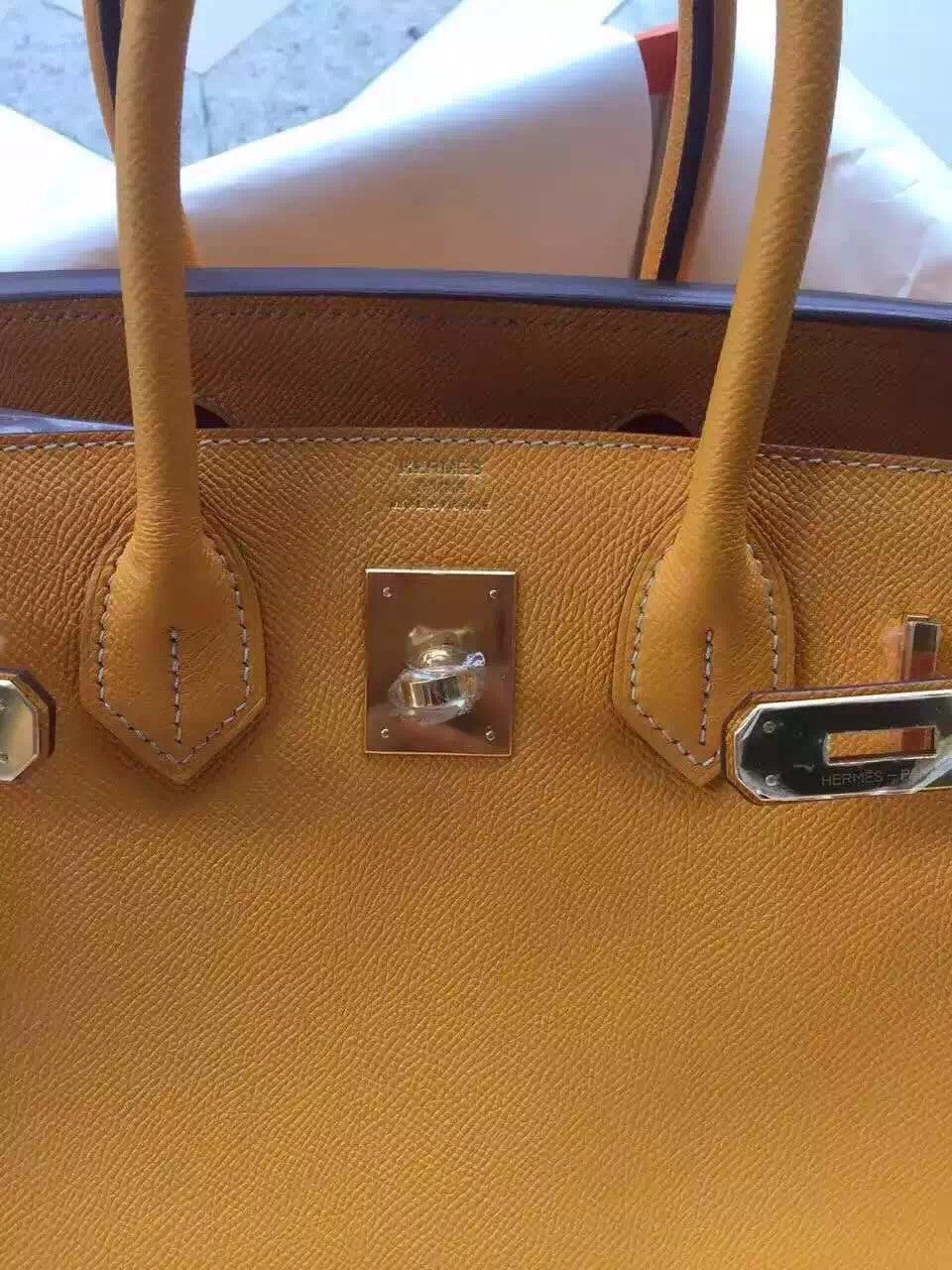 Hermes Gold Birkin Bag 30cm Epsom Gold Hardware