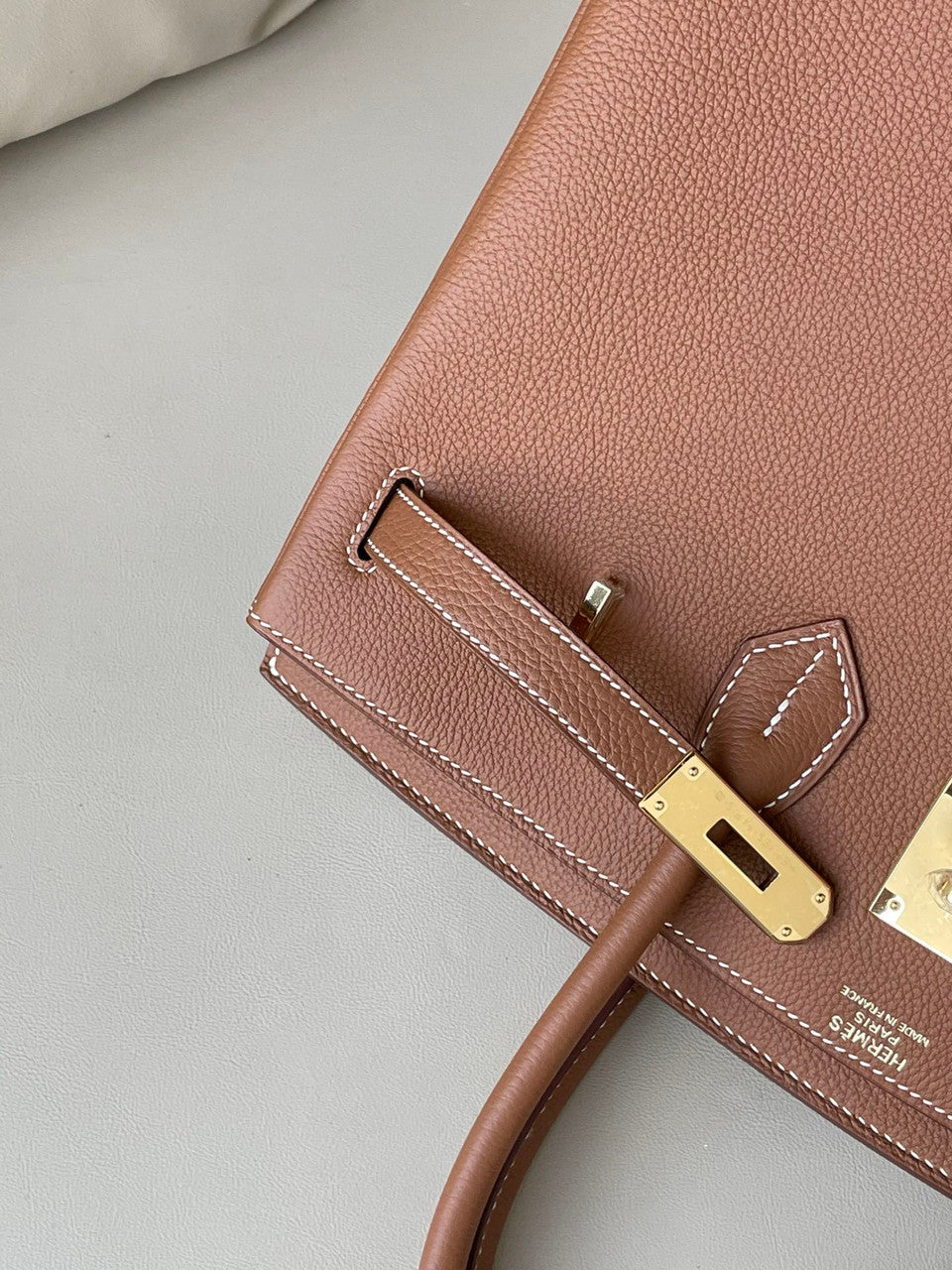 Hermès Birkin 35 cm Gold Togo Leather Gold Hardware