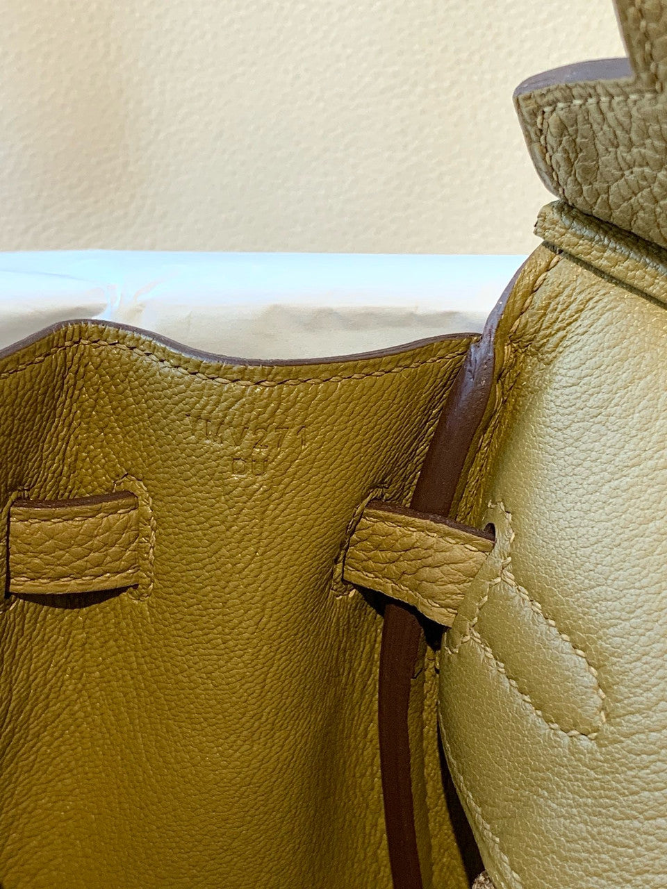 Hermes U8 Bronze Sore Birkin 25 cm Togo Palladium Hardware
