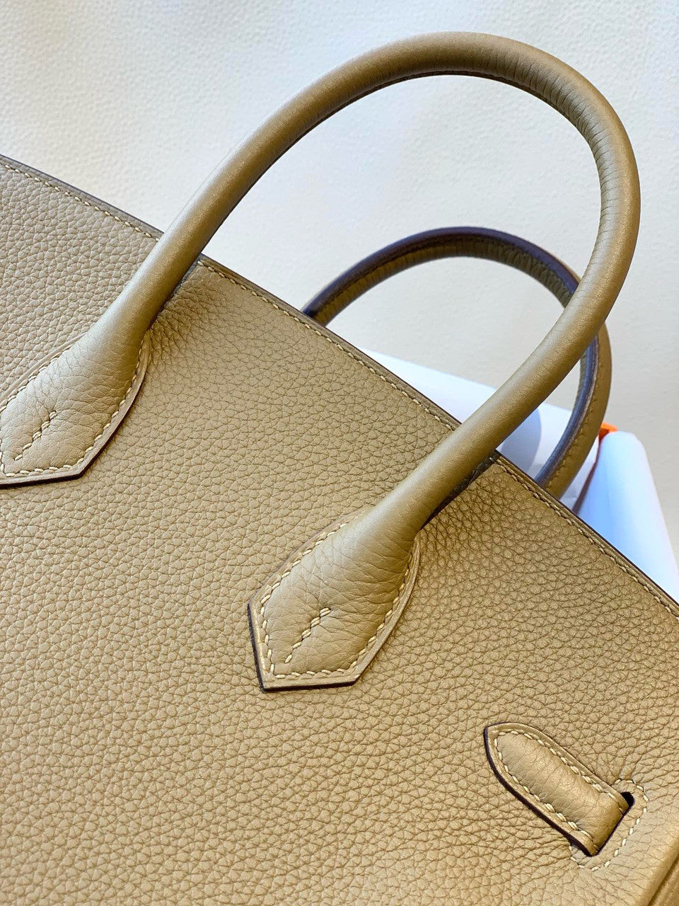 Hermes U8 Bronze Sore Birkin 25 cm Togo Palladium Hardware