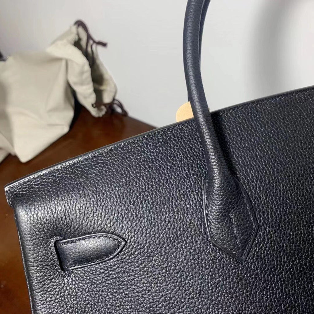 Hermes Black Birkin 40 Togo leather