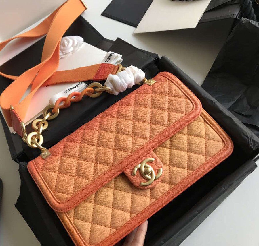 Chanel Flap Bag  AS0062 Coral