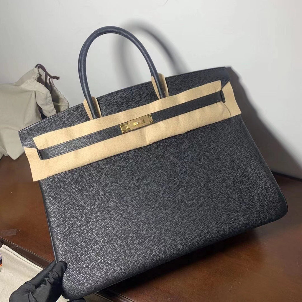 Hermes Black Birkin 40 Togo leather