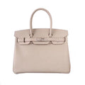 Hermès 80 Gris Perle Birkin 30 cm Togo Leather Palladium Hardware